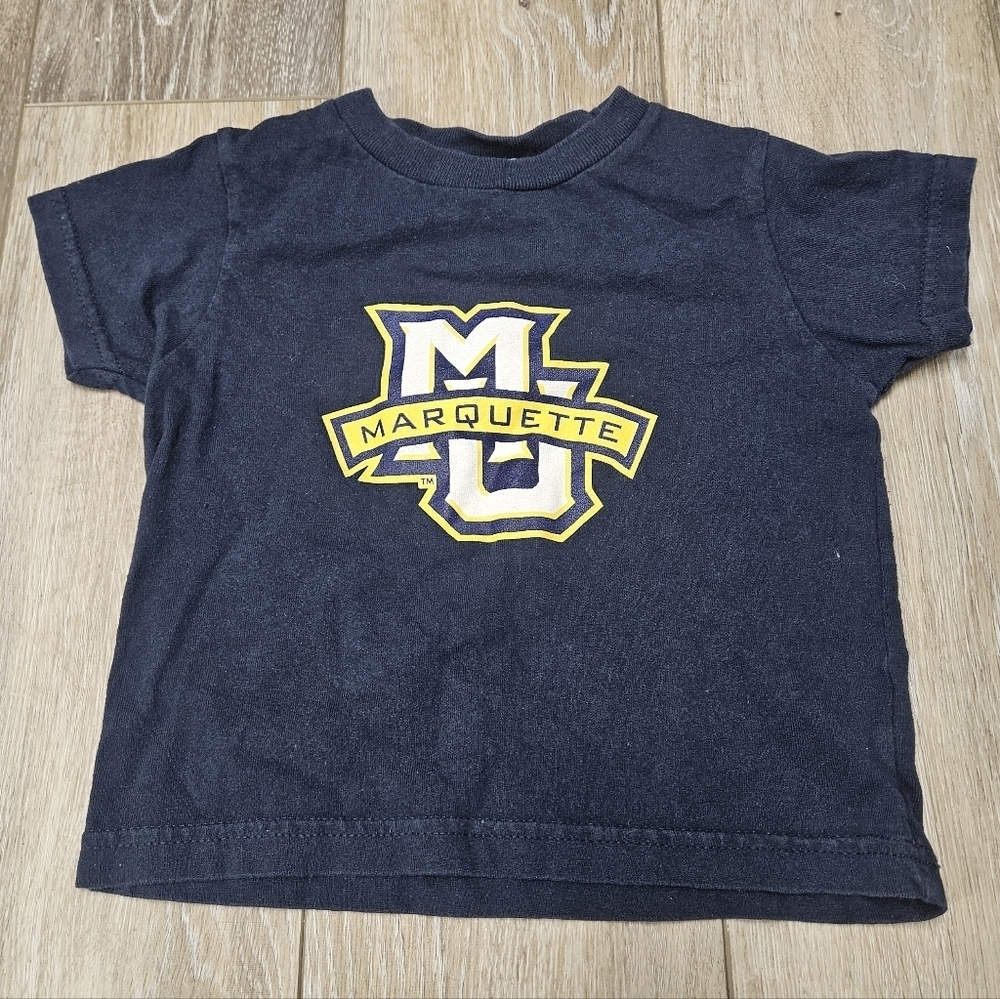 Marquette University Toddler Graphic Tee Shirt Blue Navy Children's Size 3